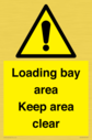 loading-bay-area-keep-area-clear-sign~